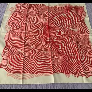 Authentic Hermes Onde De Chic Silk Scarf 90cm Shawl